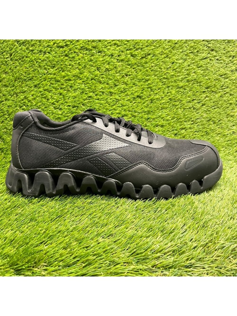 Reebok Zig Pulse Mens Size 14E Black Composite Toe Safety Work Shoes Sneakers